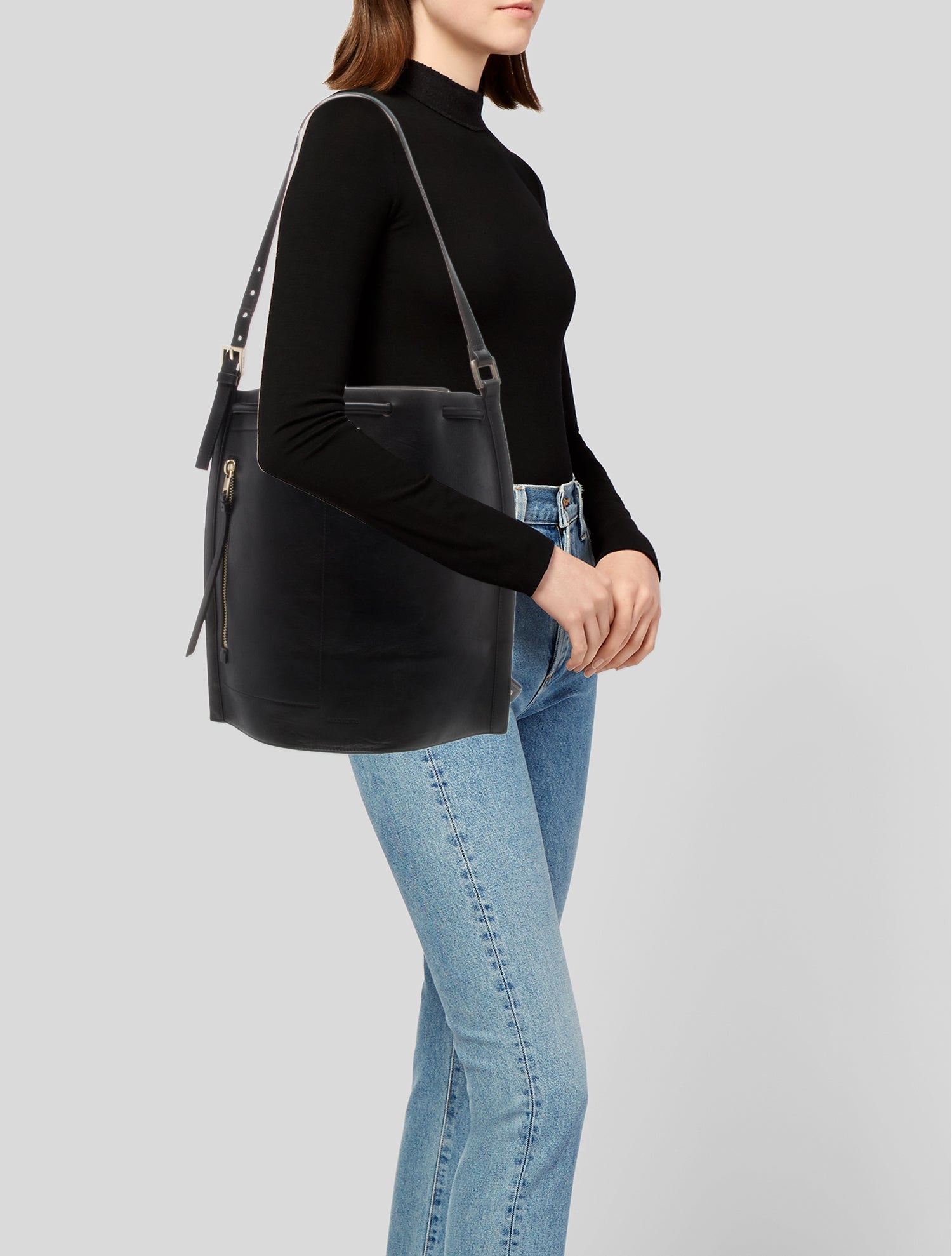 AllSaints Leather Tote